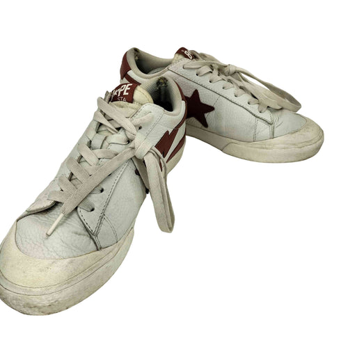 アベイシングエイプ A BATHING APE 牛革 ローカットスニーカー メンズ JPN:29