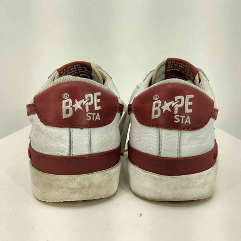 アベイシングエイプ A BATHING APE 牛革 ローカットスニーカー メンズ JPN:29