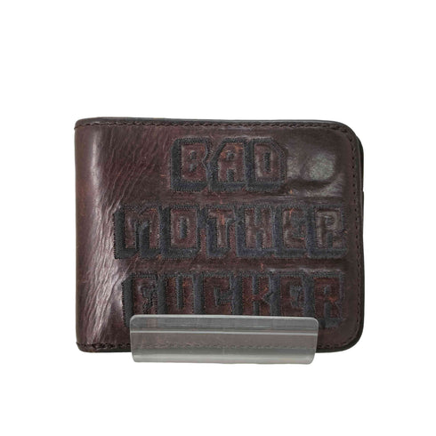 HOLLYWOOD REBELS BAD MOTHER FUCKER レザーウォレット メンズ