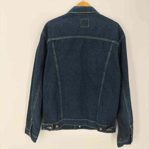 SABA JEAN ロゴ刻印 ボタン 4th 型 濃紺 デニム トラッカー ジャケット メンズ 1