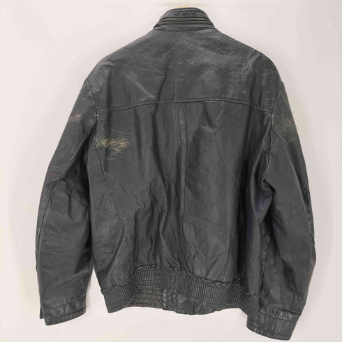 シアーズ Sears 80-90S The Men's Store マオカラー レザー ジャケット ブルゾン メンズ 46
