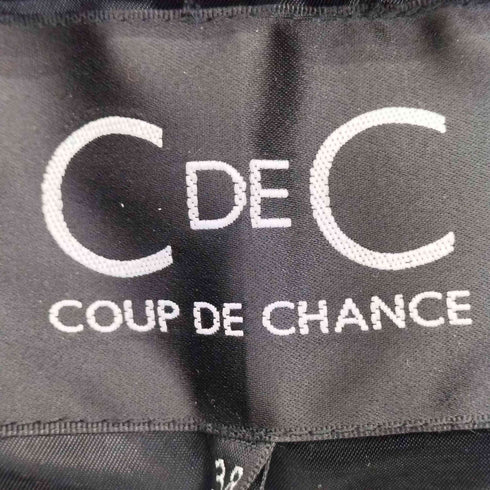 クードシャンス COUP DE CHANCE フォックスファー クロップド ダウンジャケット Y2K レディース 38