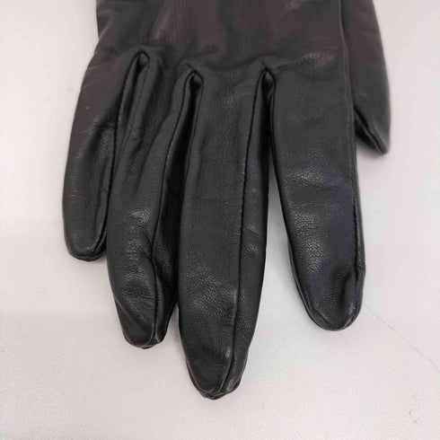 アグ UGG クラシック ショート ファー レザー グローブ レディース M