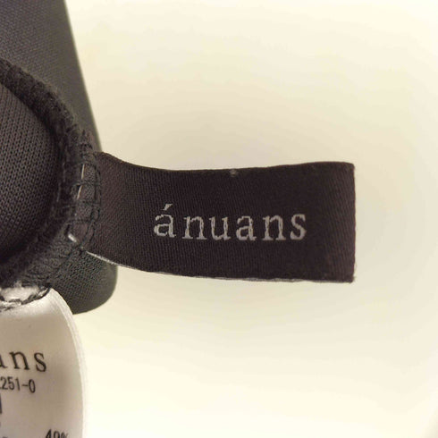 アニュアンス anuans フロントドレープジャージーワンピース レディース JPN:M