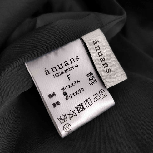 アニュアンス anuans イレギュラーティアードミニワンピース レディース FREE