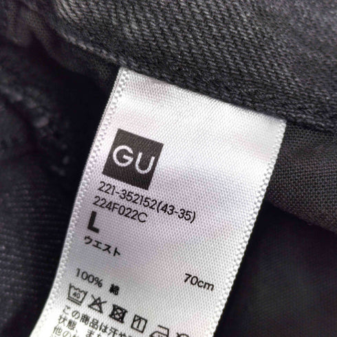 ジーユー GU バレルレッグジーンズ レディース JPN:L