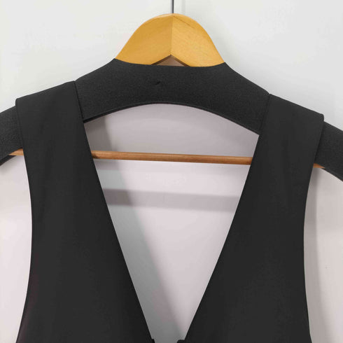 Frene パールボタン付きアシメプリーツジャンスカ レディース