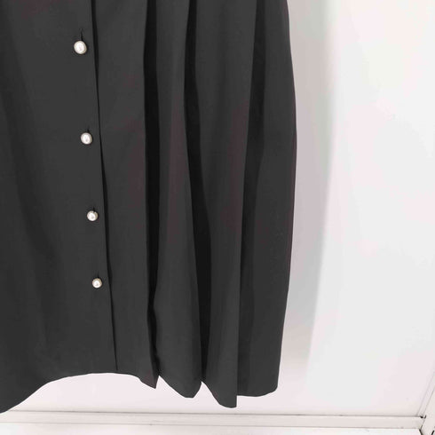 Frene パールボタン付きアシメプリーツジャンスカ レディース