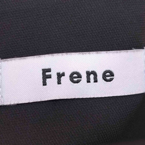 Frene パールボタン付きアシメプリーツジャンスカ レディース