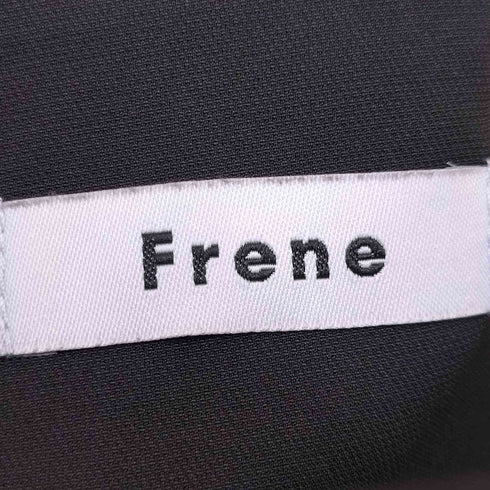 Frene パールボタン付きアシメプリーツジャンスカ レディース