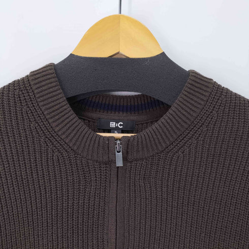 ユニクロシー UNIQLO:C クルーネックフルジップカーディガン メンズ JPN:XL