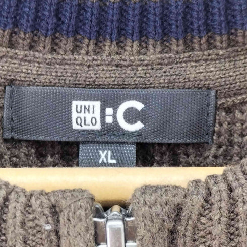 ユニクロシー UNIQLO:C クルーネックフルジップカーディガン メンズ JPN:XL