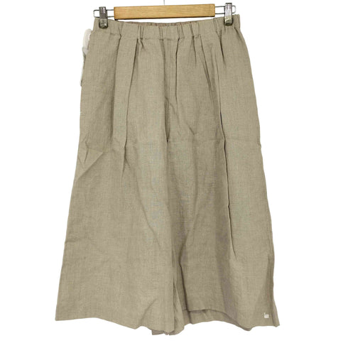 chanvre nop de nod シャンブル ノップドゥノッドLinen Pants Wide リネン100 ガウチョパンツ レディース FREE