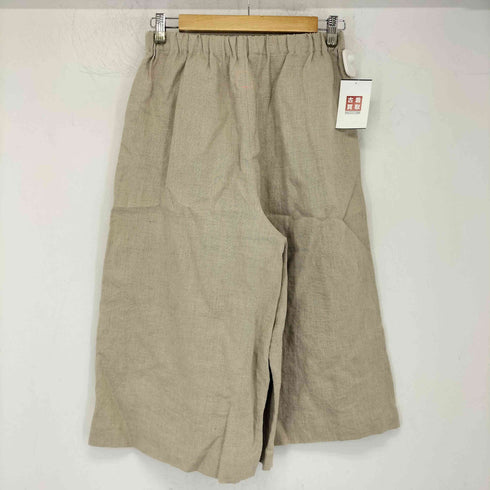 chanvre nop de nod シャンブル ノップドゥノッドLinen Pants Wide リネン100 ガウチョパンツ レディース FREE