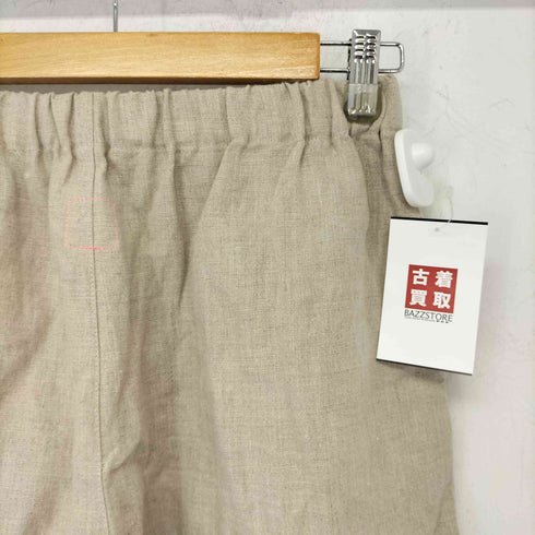 chanvre nop de nod シャンブル ノップドゥノッドLinen Pants Wide リネン100 ガウチョパンツ レディース FREE