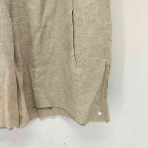 chanvre nop de nod シャンブル ノップドゥノッドLinen Pants Wide リネン100 ガウチョパンツ レディース FREE