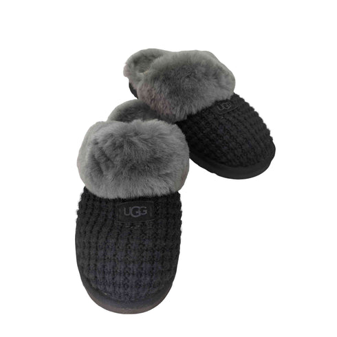 アグ UGG cozy ムートンニット スリッパ レディース 25cm