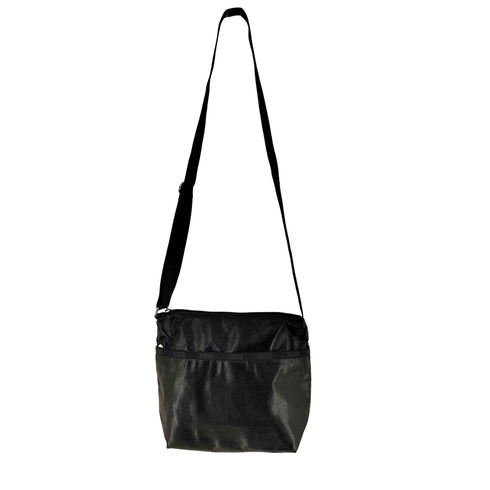 レスポートサック LeSportsac ブラックシャインショルダーバッグ レディース