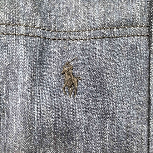 ポロラルフローレン POLO RALPH LAUREN スモールポニー刺繍 デニムトートバッグ メンズ