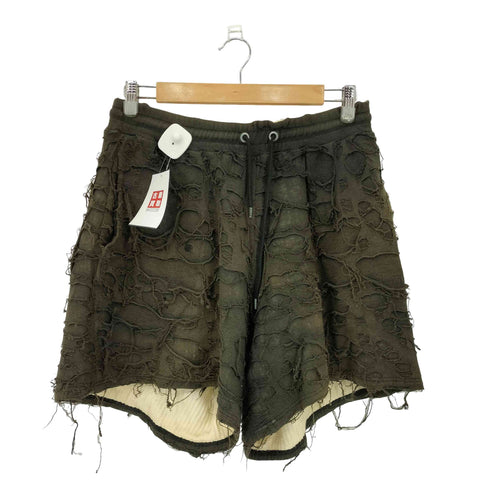 ラブラット LABRAT ダメージ加工 ディストレスト ショートパンツ メンズ M