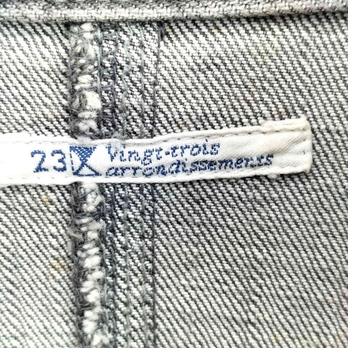 ニジュウサンク 23区 スタンドカラー デニムジャケット レディース