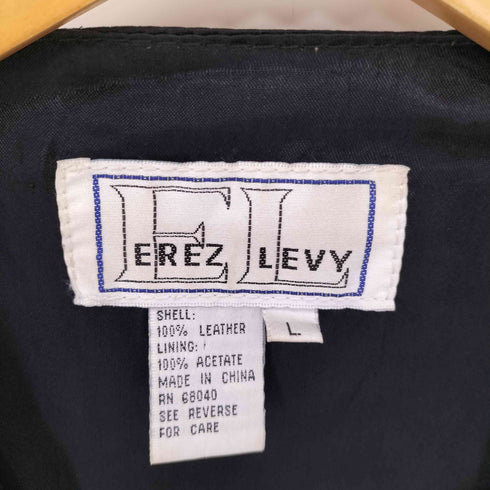 EREZ LEVY 90-00s アートワーク刺繍 レザーベスト レディース L