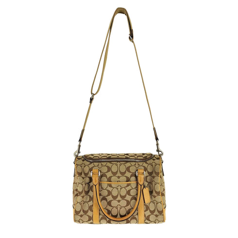 コーチ COACH キャンバス シグネチャー2WAYハンドバッグ レディース