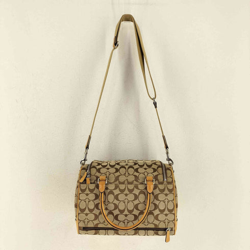 コーチ COACH キャンバス シグネチャー2WAYハンドバッグ レディース