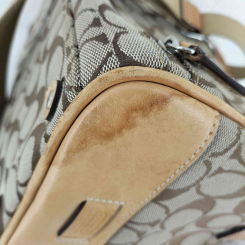 コーチ COACH キャンバス シグネチャー2WAYハンドバッグ レディース