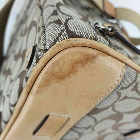 コーチ COACH キャンバス シグネチャー2WAYハンドバッグ レディース