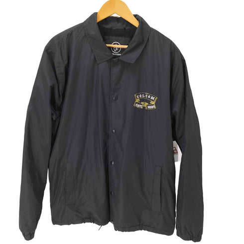 ヴォルコム VOLCOM 刺繍ロゴ コーチジャケット メンズ XL