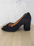 ランバンオンブルー LANVIN en Bleu リボン スウェード パンプス レディース JPN:24