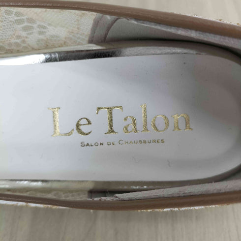 ルタロン Le Talon pointed tulle lace flat レディース JPN:24