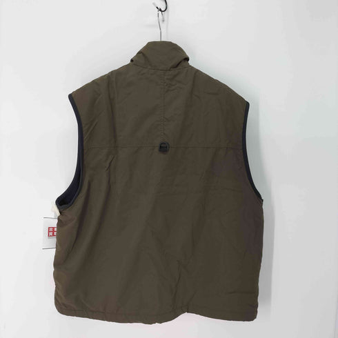 エディーバウアー Eddie Bauer Y2K フリースライナー テックナイロンベスト メンズ import:L