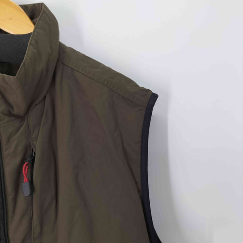 エディーバウアー Eddie Bauer Y2K フリースライナー テックナイロンベスト メンズ import:L