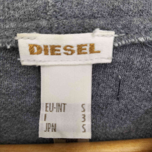 ディーゼル DIESEL Y2K プリント インサイドアウト ジップ パーカー メンズ JPN:S