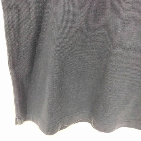 ステューシー Stussy 00s スカルプリント 折れクラウン 刺繍 鹿の子 ポロシャツ メンズ import:XL