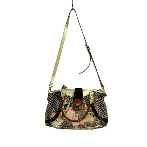 SONOVI 2WAY 総柄 ハンドバッグ レディース