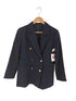 ジーユー GU ダブルブレストブレザー 紺ブレ 金ボタン レディース JPN:M