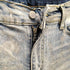 ミニマル mnml カットオフ ダメージ加工スキニーデニムパンツ メンズ US:32-33