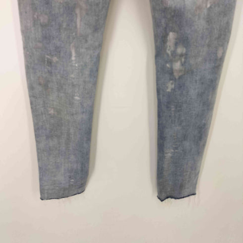 ミニマル mnml カットオフ ダメージ加工スキニーデニムパンツ メンズ US:32-33