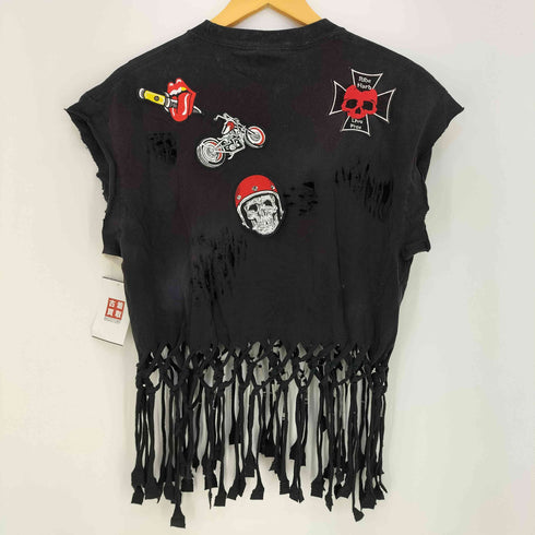 テネシーリバー TENNESSEE RIVER 90-00s バンド リメイク ノースリーブカットソー レディース import:M