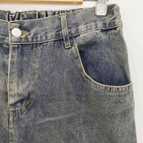 JUMPNEXT ダメージワイドデニムパンツ メンズ L