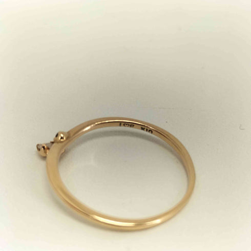 K10刻印 リング レディース 9.5