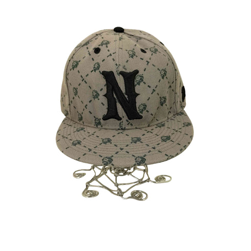 ネスタブランド NESTA BRAND 総柄 ロゴ刺繍 キャップ メンズ 58.7cm