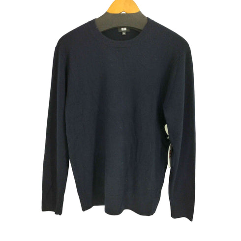 ユニクロ UNIQLO カシミヤクルーネックセーター メンズ JPN:M