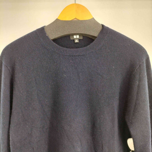 ユニクロ UNIQLO カシミヤクルーネックセーター メンズ JPN:M