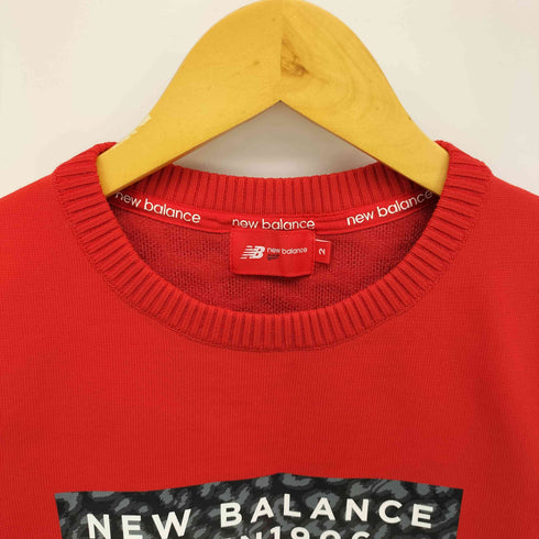 ニューバランス NEW BALANCE ロゴプリント レオパード ニットベスト レディース 2