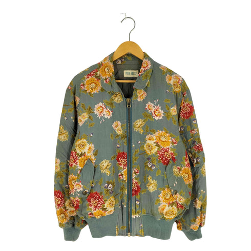 ピンクハウス PINK HOUSE 裏地キルティング 花柄ブルゾン レディース