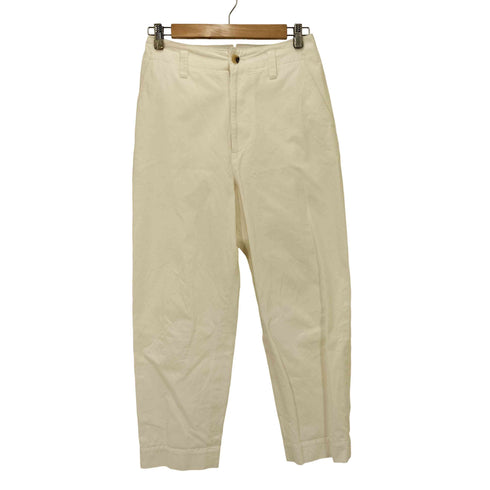 マーガレットハウエル MARGARET HOWELL 22AW コットンテーパードパンツ レディース JPN:2